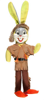 BUGS BUNNY AS DAVY CROCKETT DOLL IN BAG.