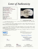 JOHNNY WEISMULLER & FRED APOSTOLI SIGNED MENU.