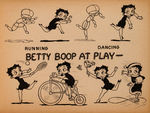 "BETTY BOOP'S MOVIE CARTOON LESSONS" BOOK.