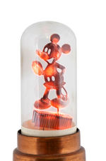 MICKEY MOUSE & DONALD DUCK FIGURAL FILAMENT LIGHT BULB PAIR WITH ORIGINAL NIGHTLIGHT LAMP.