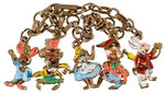 ALICE IN WONDERLAND 1950s CHARM BRACELET.