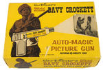 “DAVY CROCKETT AUTO-MAGIC PICTURE GUN” BOXED SET.