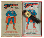 "SUPERMAN WRIST WATCH" BOXED.