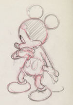 MICKEY MOUSE ORIGINAL PRODUCTION DRAWING PAIR.