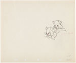 SILLY SYMPHONIES "MORE KITTENS" ORIGINAL PRODUCTION DRAWING LOT.