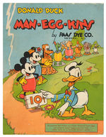 “DONALD DUCK MAN-EGG-KINS” EASTER EGG ATTACHMENTS CUT-OUT BOOK.