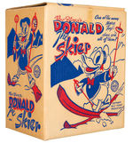 “DONALD THE SKIER” LARGE MARX BOXED WIND-UP TOY.