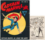 CAPTAIN MARVEL JR. & CAPTAIN MIDNIGHT PROMOTIONAL PAIR.