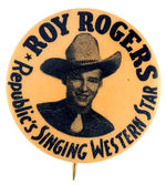 "ROY ROGERS REPUBLIC'S SINGING WESTERN STAR" EARLY RARITY FROM HAKE COLLECTION & CPB.