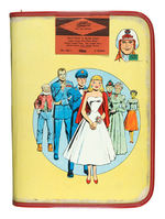 "STEVE CANYON AND HIS FRIENDS" ZIPPERED 3-RING BINDER.