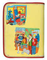 "STEVE CANYON AND HIS FRIENDS" ZIPPERED 3-RING BINDER.