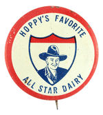 "HOPPY'S FAVORITE ALL STAR DAIRY" FROM HAKE COLLECTION & CPB.