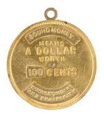 McKINLEY/HOBART - BRYAN/SEWALL MECHANICAL DOLLAR 1896 VERSION.