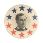 BRYAN 1896 GRAPHIC LAPEL STUD.