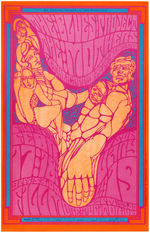 WES WILSON BILL GRAHAM CONCERT POSTER TRIO.