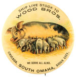 "SHIP LIVE STOCK TO WOOD BROS." FROM HAKE COLLECTION & CPB.