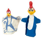 MISCELLANEOUS CHARACTER PUPPET LOT INCLUDING WOODY WOODPECKER & FELIX.