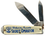 "MELVIN PURVIS SECRET OPERATOR" KNIFE.