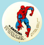 "THE AMAZING SPIDER-MAN" MARVEL COMICS BUTTON.