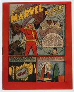 CAPTAIN MARVEL & CAPTAIN MARVEL JR. FAWCETT MINIATURE PREMIUM COMIC BOOKS CGC TRIO.