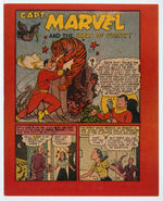 CAPTAIN MARVEL & CAPTAIN MARVEL JR. FAWCETT MINIATURE PREMIUM COMIC BOOKS CGC TRIO.