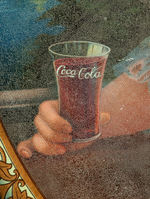 "DRINK COCA-COLA" 1909 TIN LITHO SERVING TRAY.