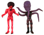 COLORFORMS ALIENS - ASTRO NAUTILUS & ORBIRON FIGURE PAIR.