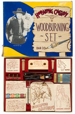 “HOPALONG CASSIDY WOOD BURNING SET.”