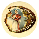 “DUNHAM’S COCONUT” MIRROR.