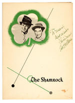 CHICO MARX & HARPO MARX SIGNED COVER.