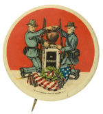 CIVIL WAR SOLDIERS “IN MEMORIAM” CHOICE COLOR BUTTON FROM HAKE COLLECTION.