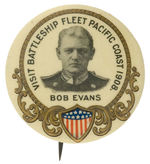 “BOB EVANS” 1908 PACIFIC COAST VISIT FROM HAKE COLLECTION.