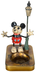 “MICKEY MOUSE” GERMAN METAL ASHTRAY (LAMP POST VARIETY).