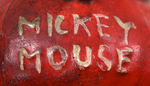 “MICKEY MOUSE” GERMAN METAL ASHTRAY (LAMP POST VARIETY).