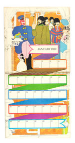 “THE BEATLES YELLOW SUBMARINE” 1969 CALENDAR.