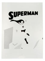 "SUPERMAN" FILE COPY COLORING BOOK & ORIGINAL PRODUCTION ART LOT.