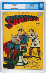 "SUPERMAN" #38 JANUARY-FEBRUARY 1946 CGC 8.5 VF+.