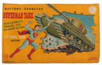 "SUPERMAN TANK" LINEMAR BATTERY-OPERATED TOY (COLOR VARIETY).