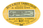 "BLUE LABEL CIGAR" MIRROR.