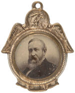 HARRISON AND MORTON WATCH CHAIN CHARM WITH REAL PHOTOS.