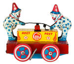 "HOKY POKY" WIND-UP HANDCAR.