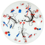 DR. SEUSS CAT IN THE HAT GLASS CEILING SHADE.