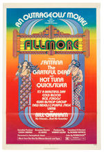 “FILLMORE” CONCERT MOVIE POSTER.