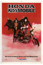 KISS “HONDA KISSMOBILE” PROMOTIONAL POSTER PROOF.