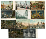 “CONEY ISLAND LUNA PARK” LOT OF 16 POSTCARDS.