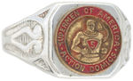 RARE “ACTION COMICS” VERSION OF THE SUPERMAN 1940 CONTEST PRIZE RING IN HIGH GRADE NM.