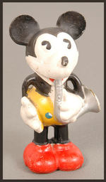 MICKEY MOUSE PLAYING FRENCH HORN LARGE BISQUE.