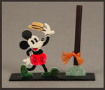 MICKEY MOUSE CELLULOID PLACE CARD HOLDER.