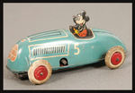 MICKEY MOUSE WINDUP RACE CAR.