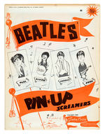 "BEATLES PIN-UP SCREAMERS" WITH SIGN.